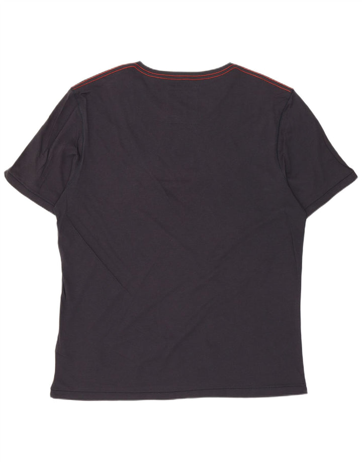 Ted Baker T-shirt graphique pour homme Taille 5 XL Bleu marine Coton