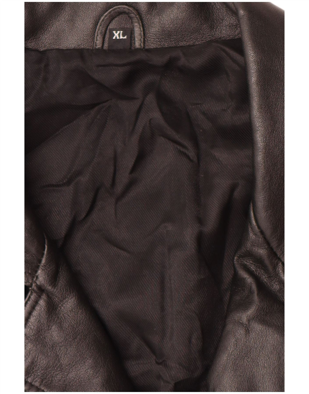 Veste en cuir homme vintage UK 42 XL Cuir noir