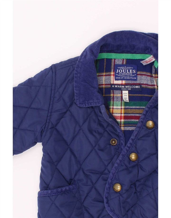 Joules Veste matelassée bébé garçon 9-12 mois Bleu marine Polyester
