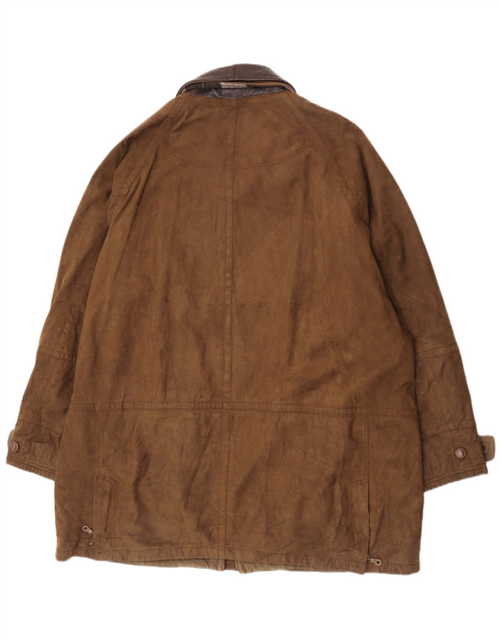 B.S.M Pardessus Homme UK 42 XL Kaki Polyamide
