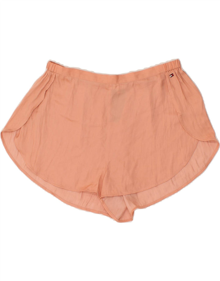 TOMMY HILFIGER Womens Sport Shorts UK 14 Medium  Pink Polyester Vintage Tommy Hilfiger and Second-Hand Tommy Hilfiger from Messina Hembry 