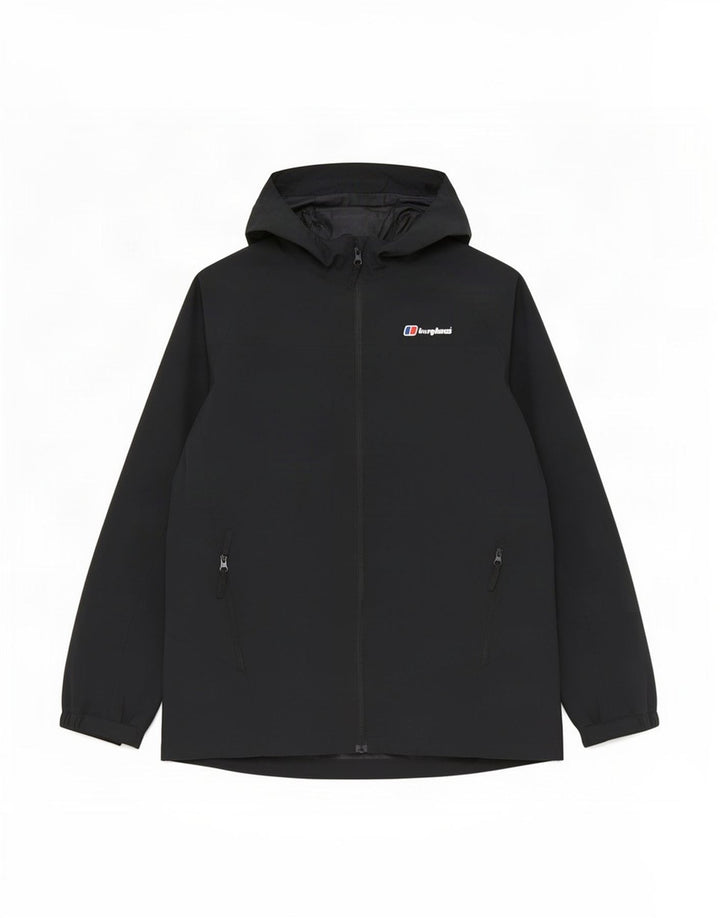 Berghaus Veste de Pluie à Capuche Garçon 12-13 Ans Noir Polyamide