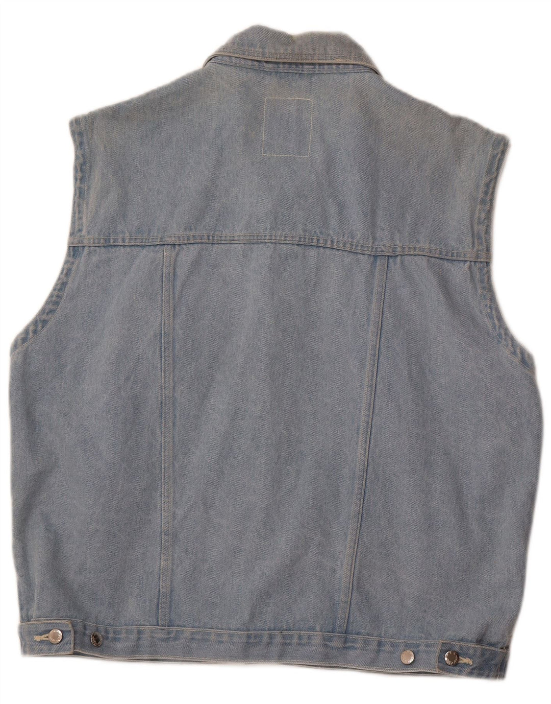 MARCEL CLAIR Gilet en jean pour homme UK 42 XL Bleu Coton