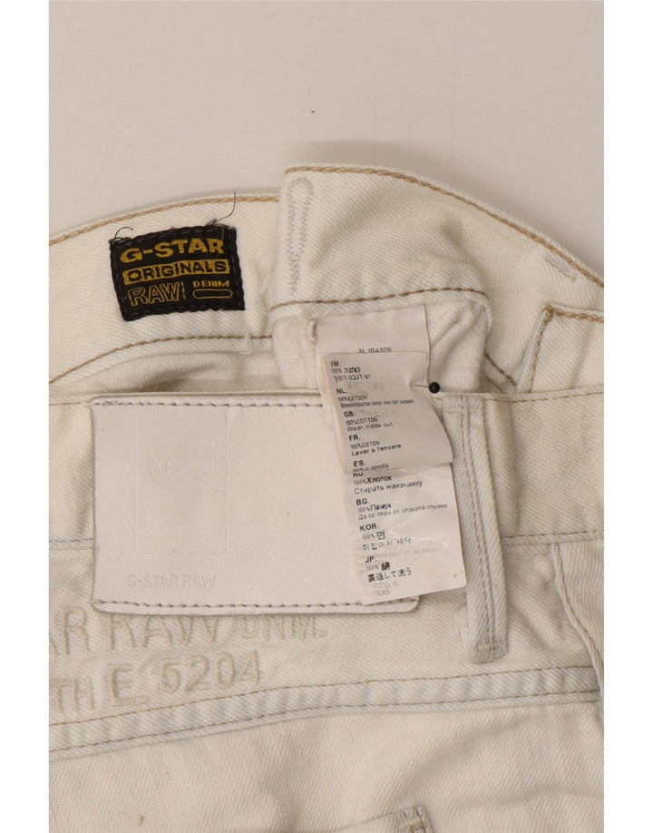 G-Star Jean droit homme W34 L32 coton blanc
