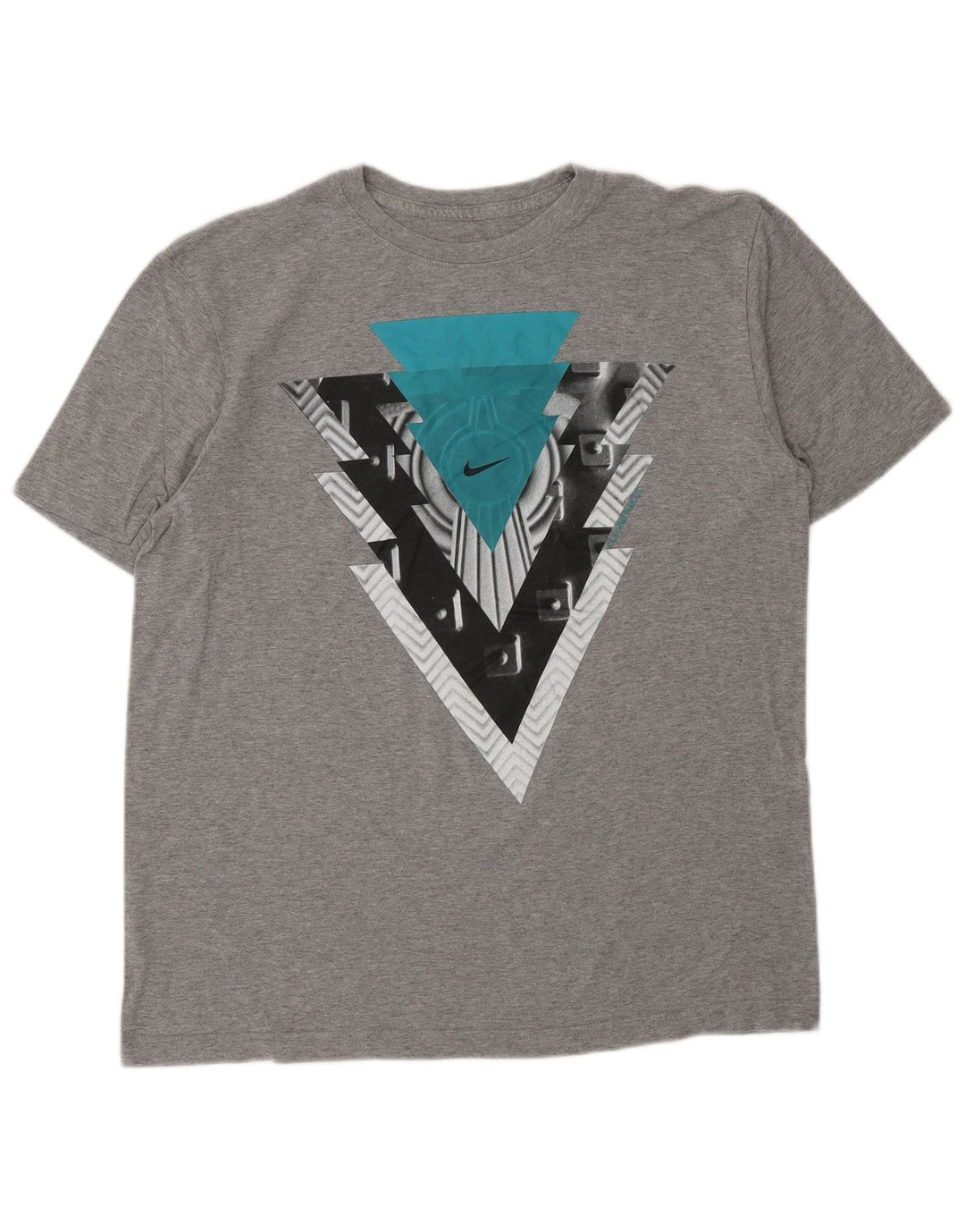 NIKE T-Shirt Graphique Homme Gris Moyen