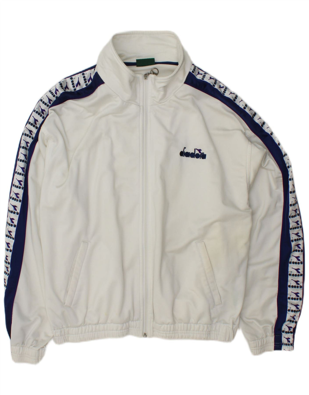 DIADORA Veste de Survêtement Graphique Homme Large Blanc Colorblock