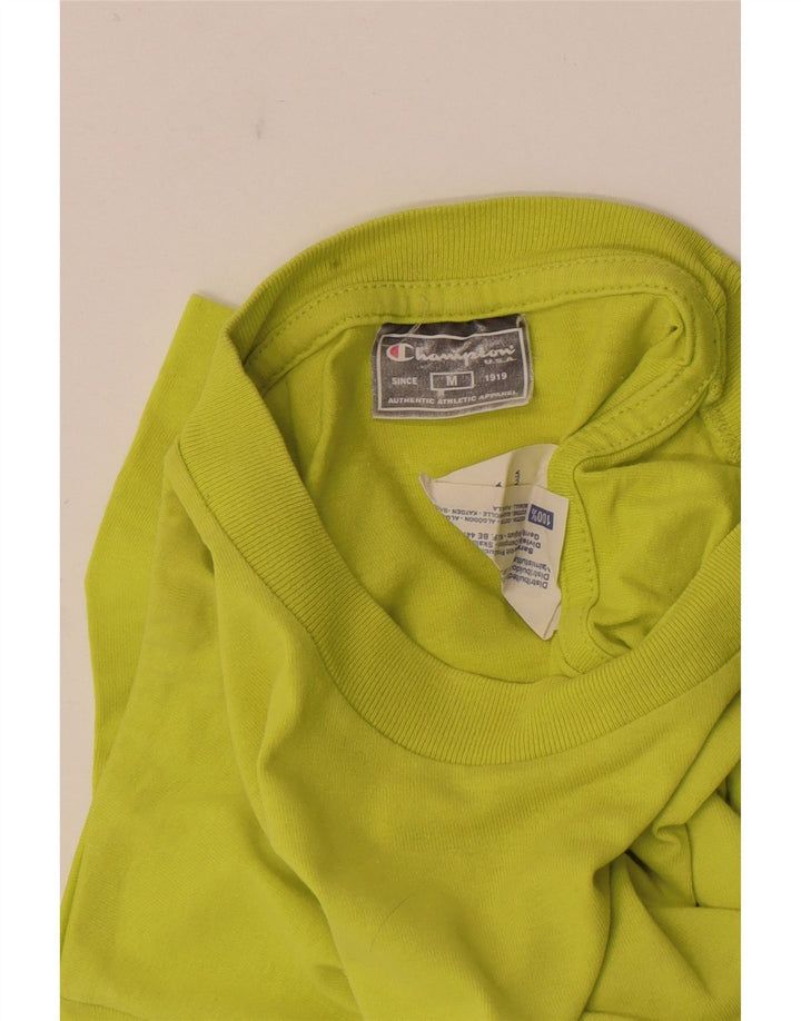 Champion T-Shirt Graphique Homme Vert Moyen Coton