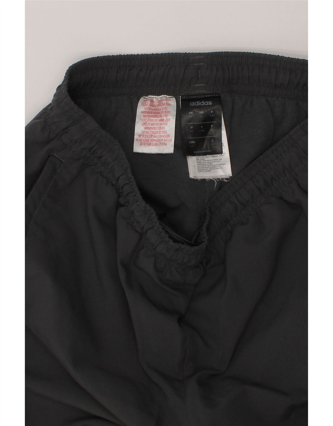 ADIDAS Boys Tracksuit Trousers Joggers 13-14 Years  Grey Polyester Vintage Adidas and Second-Hand Adidas from Messina Hembry 