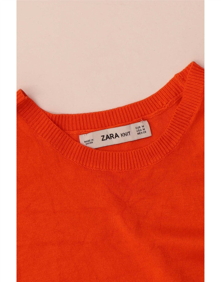 Zara Débardeur pour femme UK 12 Orange moyen