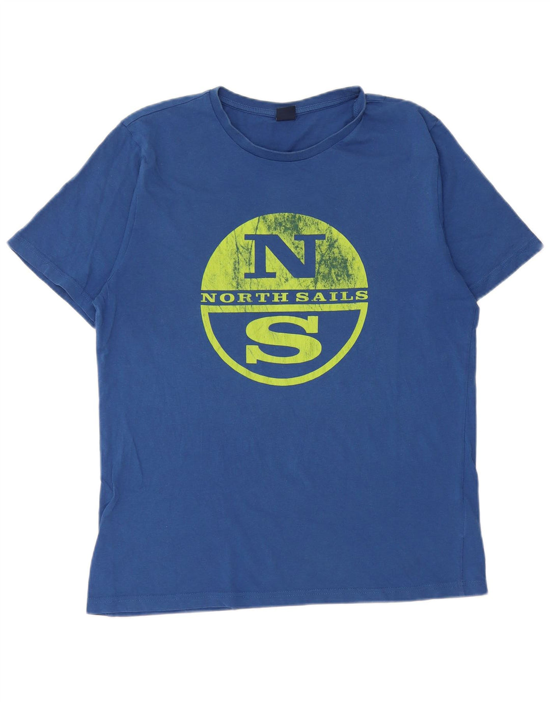 North Sails T-Shirt Graphique Homme Bleu Moyen Coton