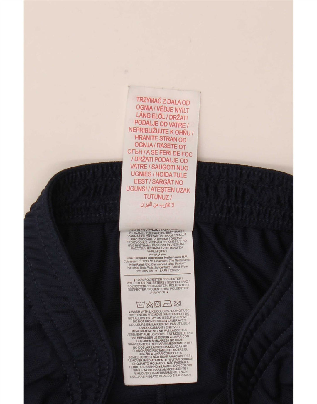 Nike Pantalon de survêtement Dri Fit pour garçon 8-9 ans Petit Bleu marine Polyester