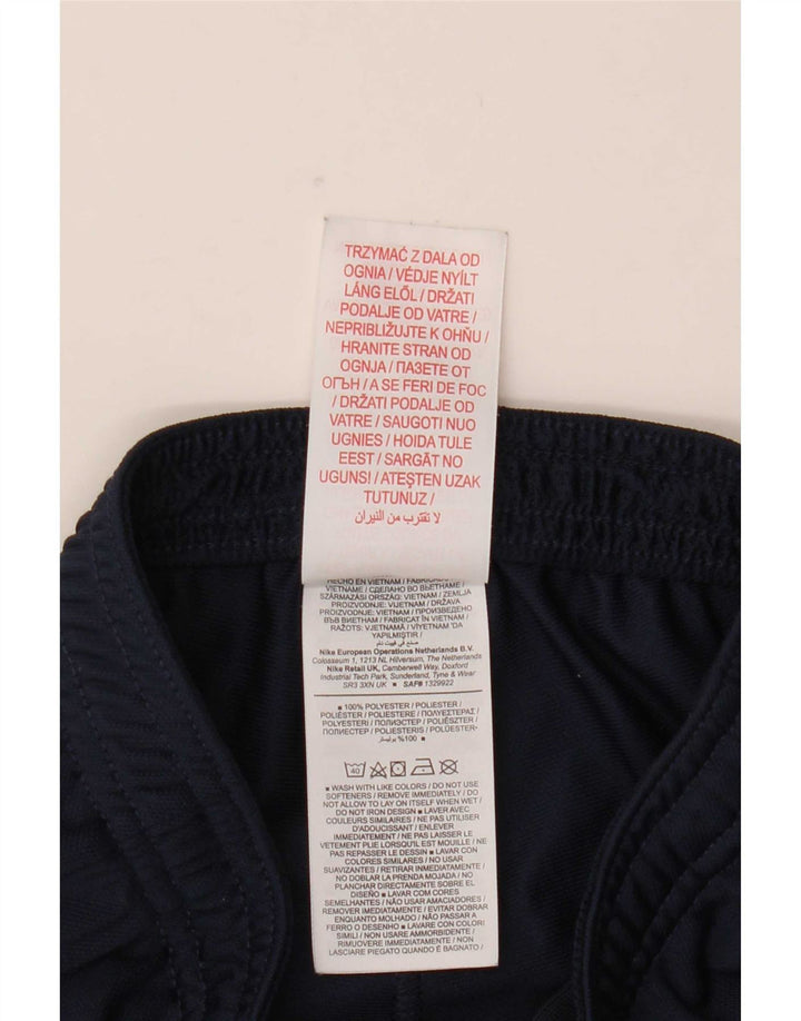 Nike Pantalon de survêtement Dri Fit pour garçon 8-9 ans Petit Bleu marine Polyester