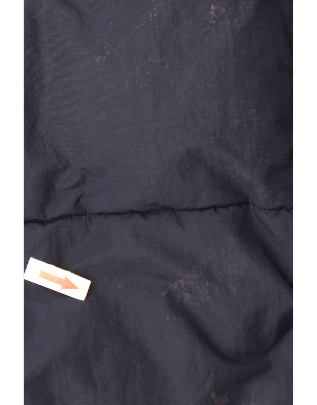Zara Veste matelassée à capuche pour homme UK 40 Large Bleu Marine Polyester