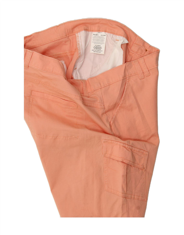 LEE Womens Mid Rise Cargo Shorts US 12 Large W36  Orange Cotton Vintage Lee and Second-Hand Lee from Messina Hembry 
