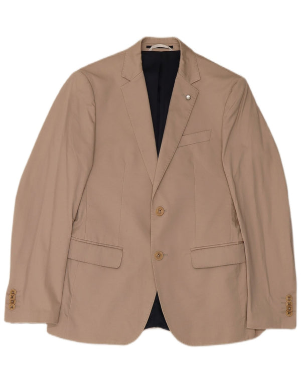 Liu Jo Veste Blazer 2 Boutons Homme IT 48 Coton Beige Moyen