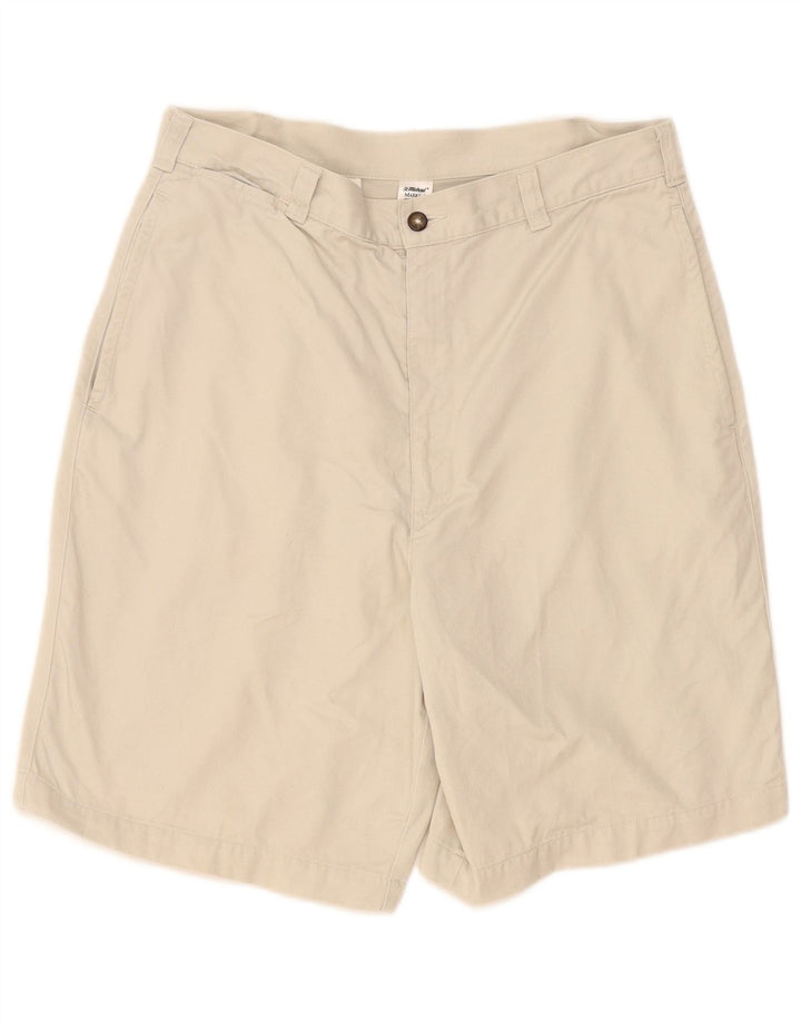 Marks & Spencer Short Chino Homme W32 Coton Beige Moyen