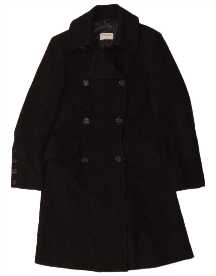 Nogara 1945 Manteau Double Boutonnage Femme IT 42 Laine Gris Moyen