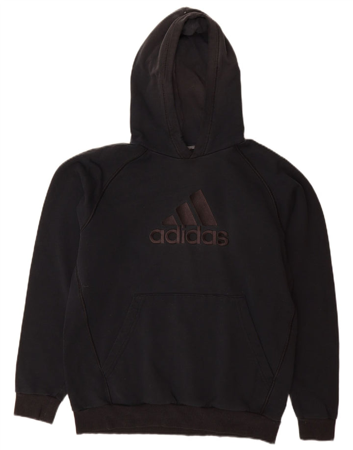 ADIDAS Pull à capuche graphique pour garçon 15-16 ans Noir
