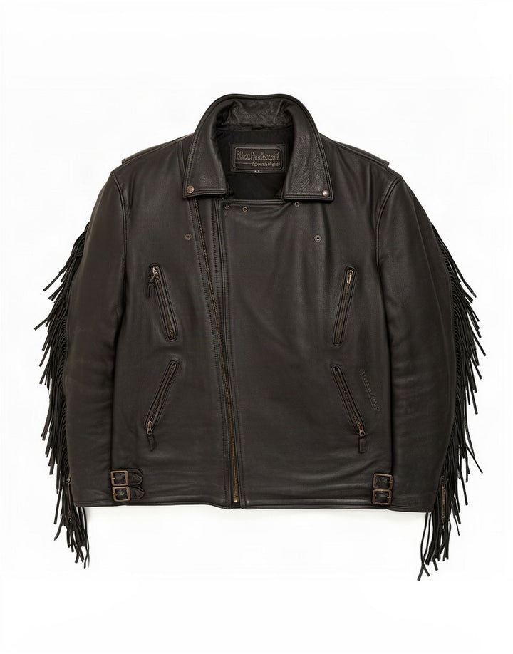 Bikers Paradise Veste de motard en cuir pour homme EU 54 2XL Noir