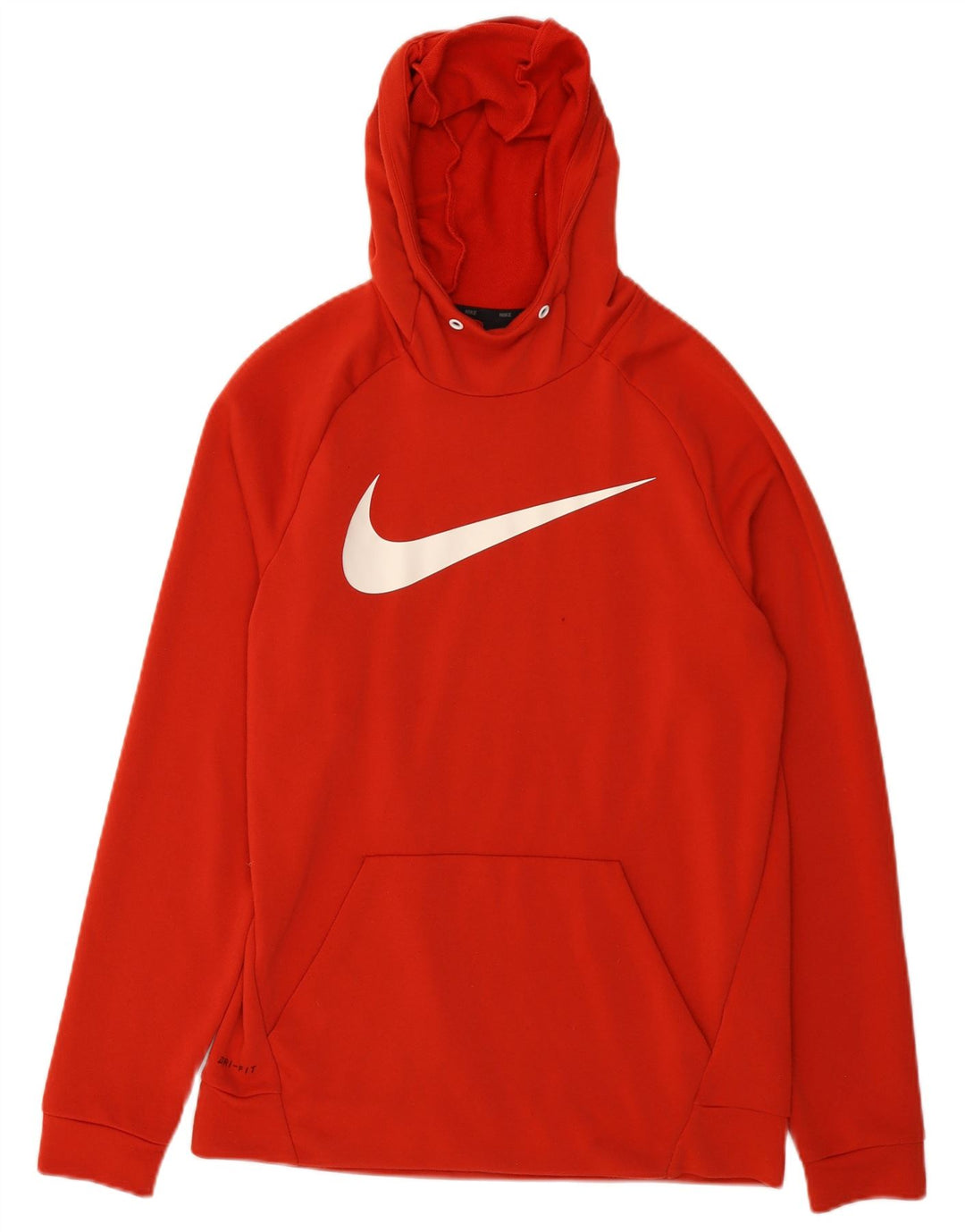 Nike Pull à capuche graphique Dri Fit pour homme Orange moyen Polyester