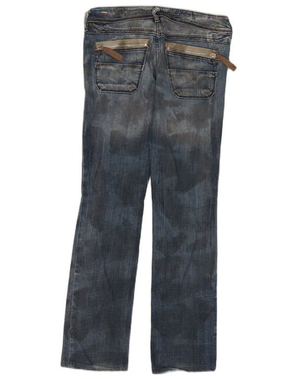 Diesel Jean Lowky Slim Femme W27 L30 Bleu Camouflage Coton