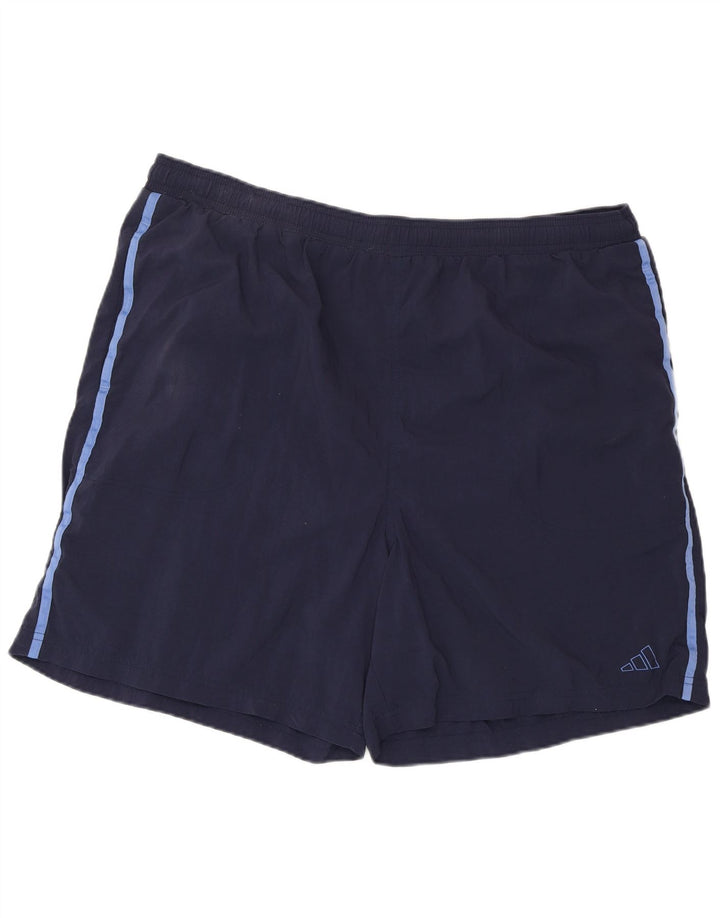 ADIDAS Short de sport pour homme 2XL Bleu marine Polyester