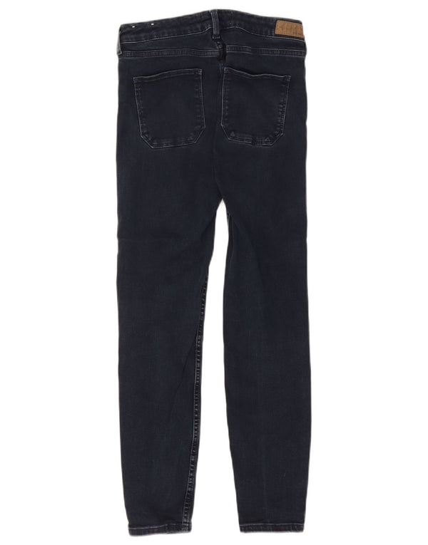 Fat Face Jean super skinny pour femme UK 10 Small W28 L25 Bleu marine Coton