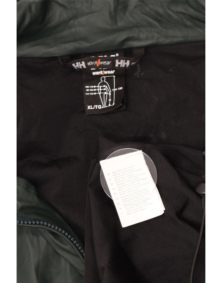 Helly Hansen Veste de pluie à capuche pour homme UK 42 XL Vert Polyuréthane