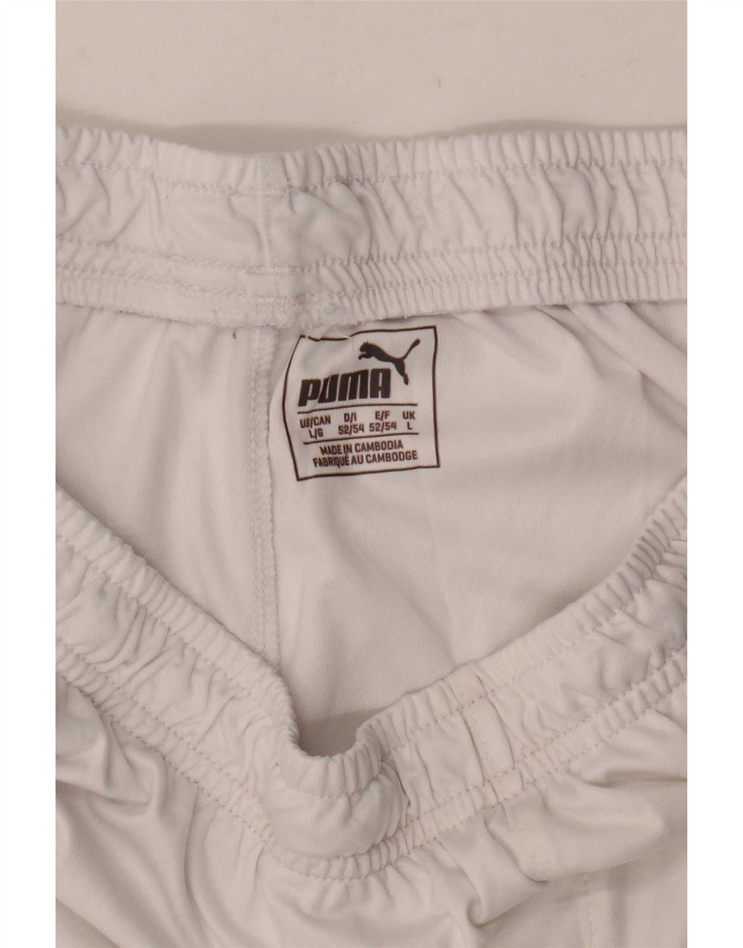 Puma Short de sport pour homme Large Blanc Polyester
