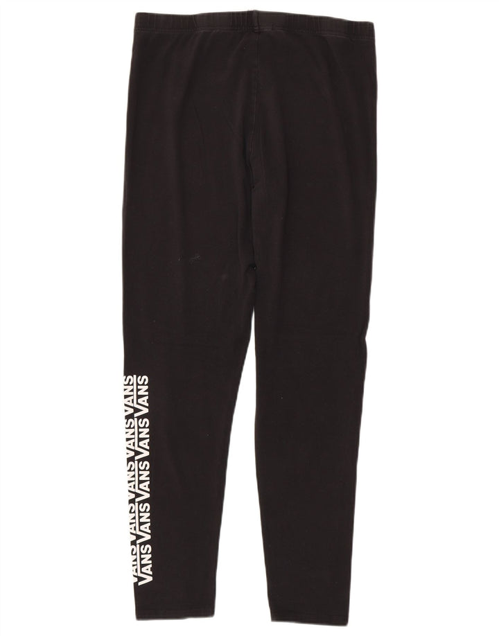 VANS Leggings graphiques pour femmes UK 18 XL Coton noir