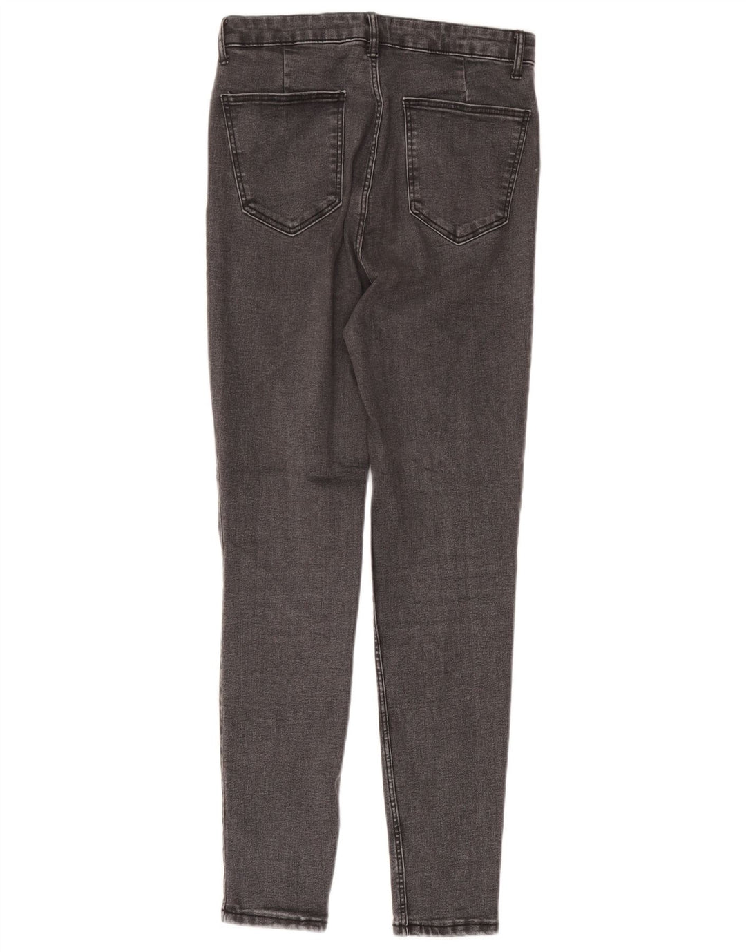 Zara Jean skinny femme EU 42 Large W32 L30 Gris Coton