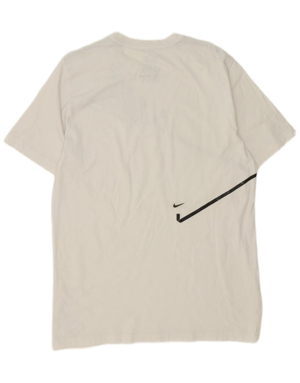 Nike T-shirt graphique coupe standard pour homme XL en coton blanc