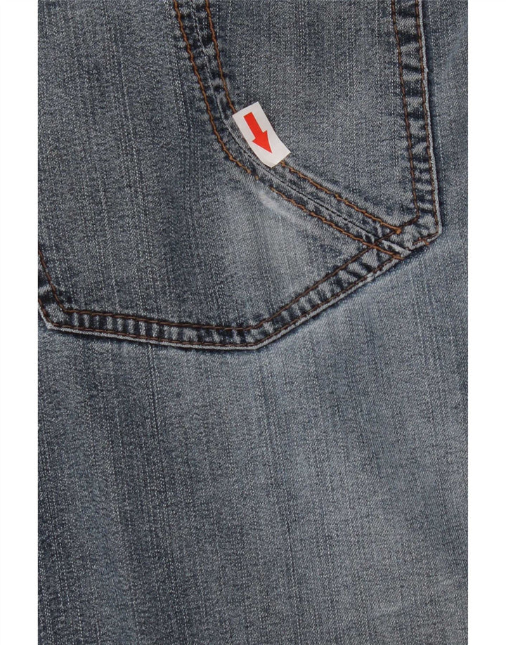 Trussardi Jean Droit W34 L32 Bleu Coton Homme