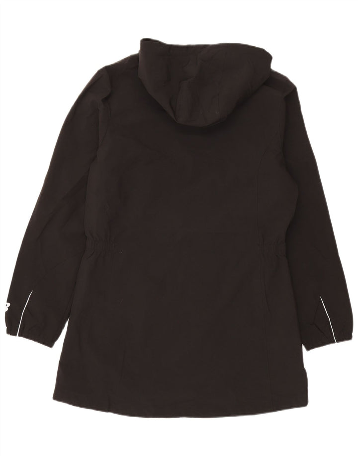 New Balance Imperméable à capuche pour femme UK 14 Medium Noir Polyester
