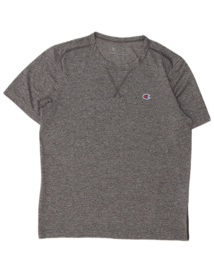 Champion T-Shirt Homme Petit Gris Moucheté Polyester