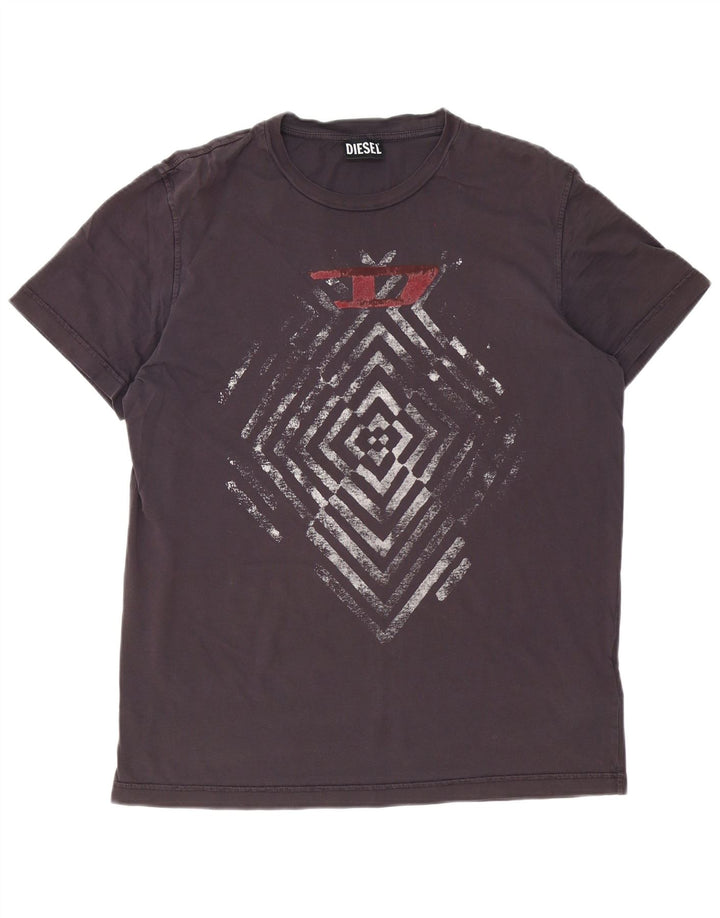 Diesel T-Shirt Homme Top XL Marron Coton