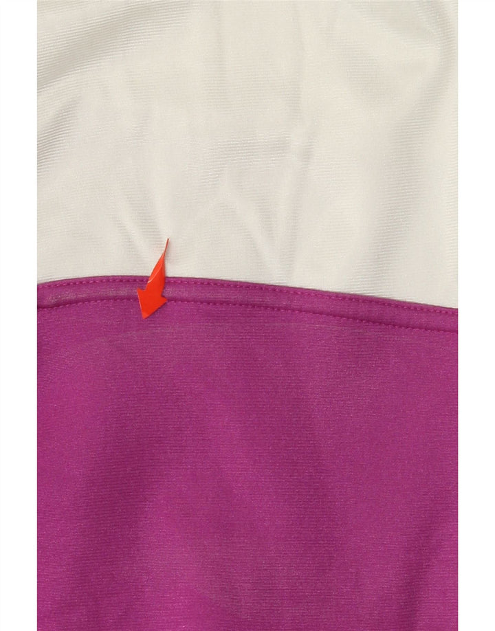 ASICS Veste de survêtement graphique pour femme IT 46 Large Violet Colourblock