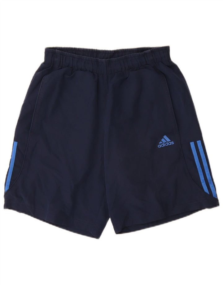 Adidas Hommes Climalite Sport Shorts Petit Bleu Marine Polyester