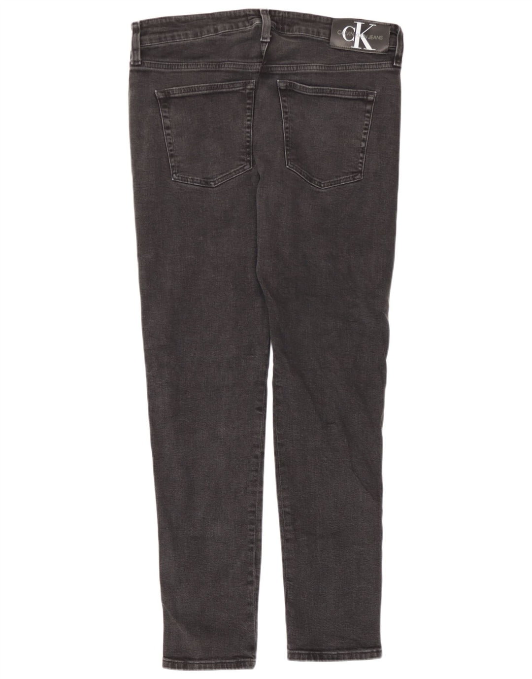 Calvin Klein Jean Slim Graphique Homme W34 L32 Gris Coton