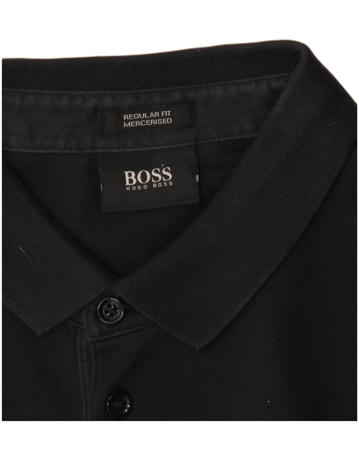 Hugo Boss Polo Regular Fit Homme Noir Moyen