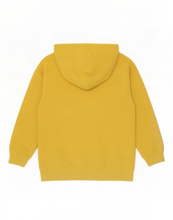 Champion Pull polaire à capuche surdimensionné pour femme UK 14 Jaune moyen