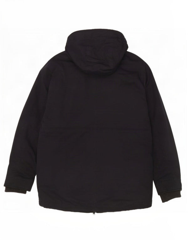 Crew Clothing Parka à capuche pour homme UK 40 Large Bleu marine Polyester