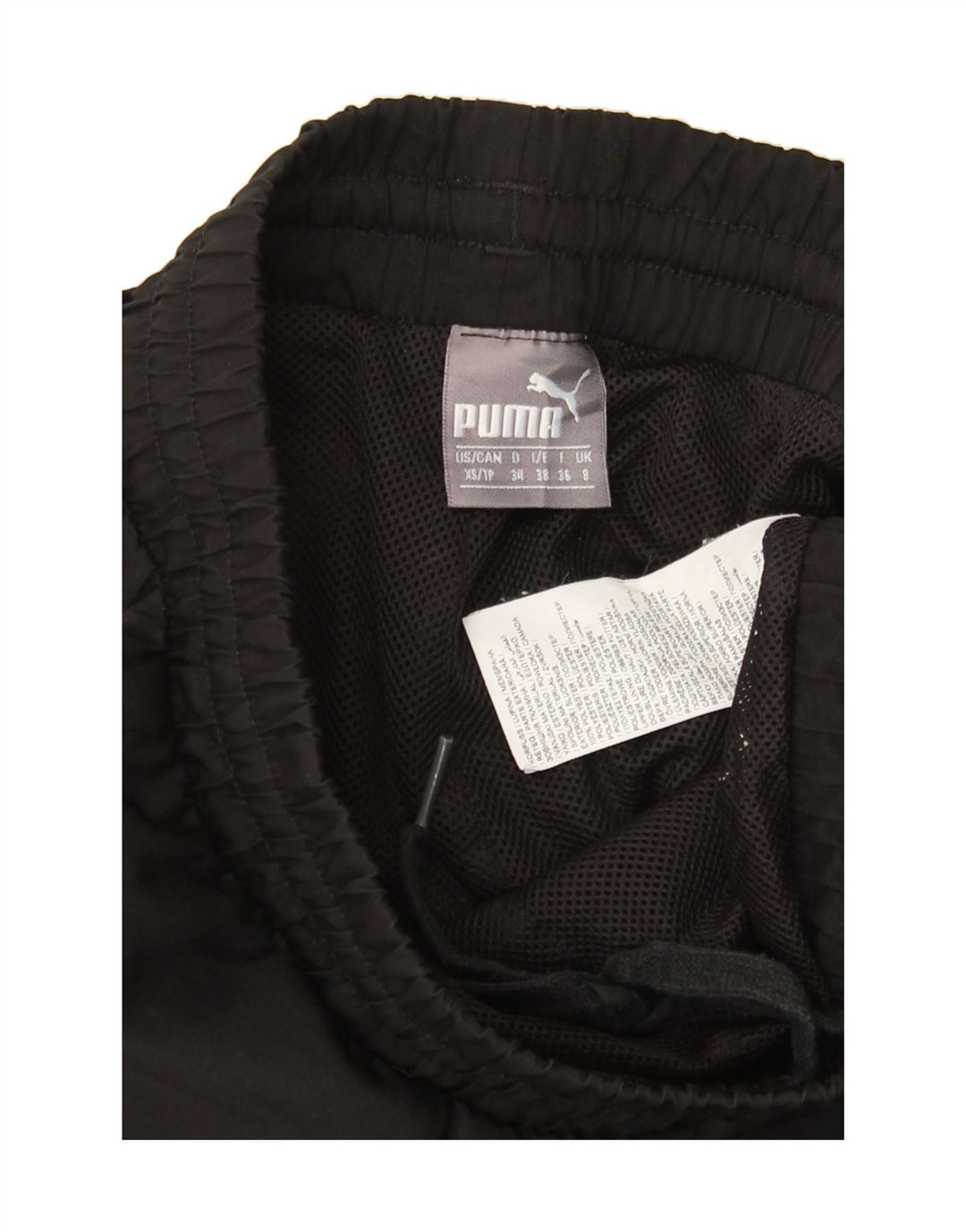 PUMA Womens Tracksuit Trousers Joggers UK 8 Small Black Polyester Vintage Puma and Second-Hand Puma from Messina Hembry 