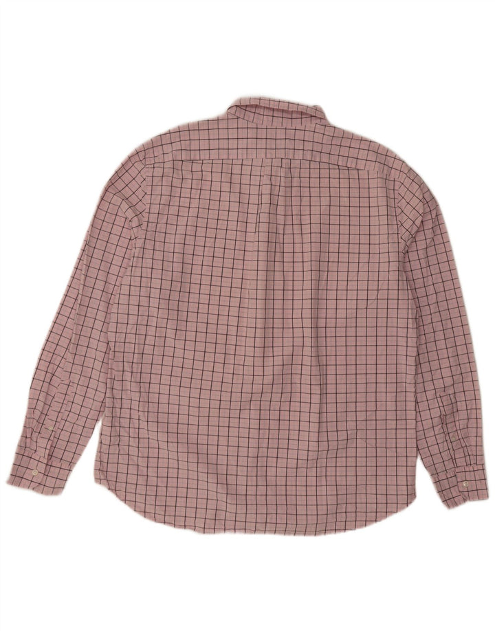 J. Crew Chemise classique pour homme XL en coton à carreaux roses