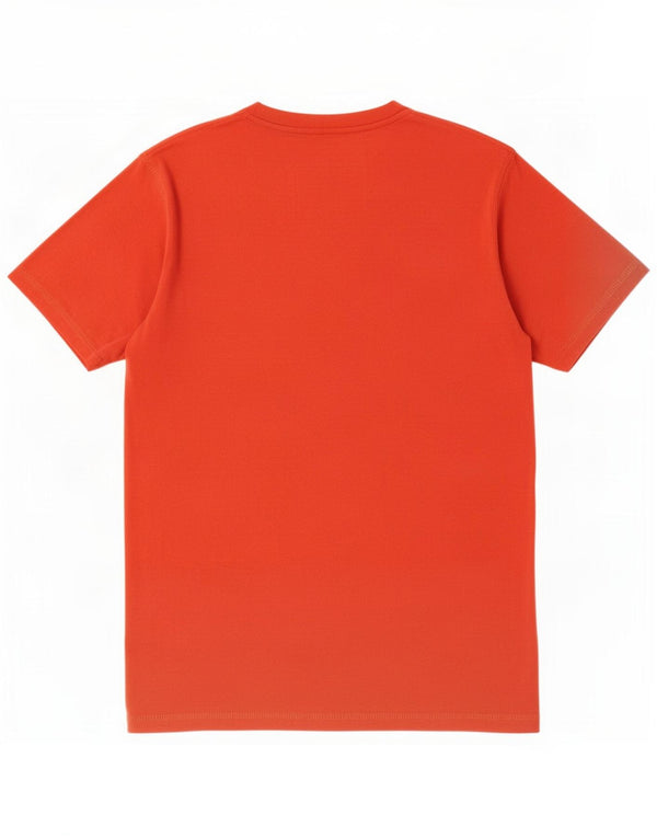 Abercrombie & Fitch Mens Graphic T-Shirt Top Medium Orange Cotton
