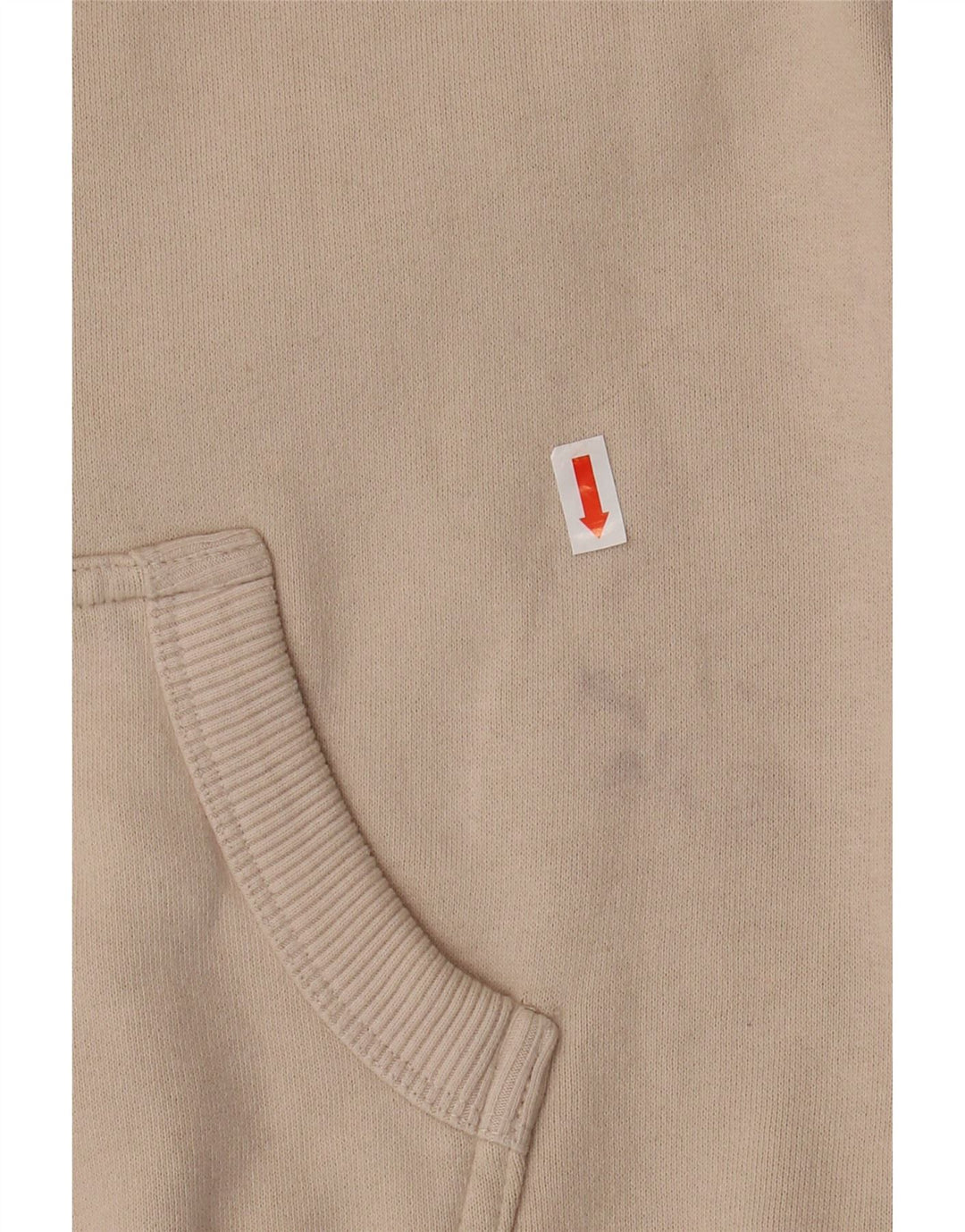 SUPERDRY Pull à capuche graphique pour femme UK 8 Small Beige Coton