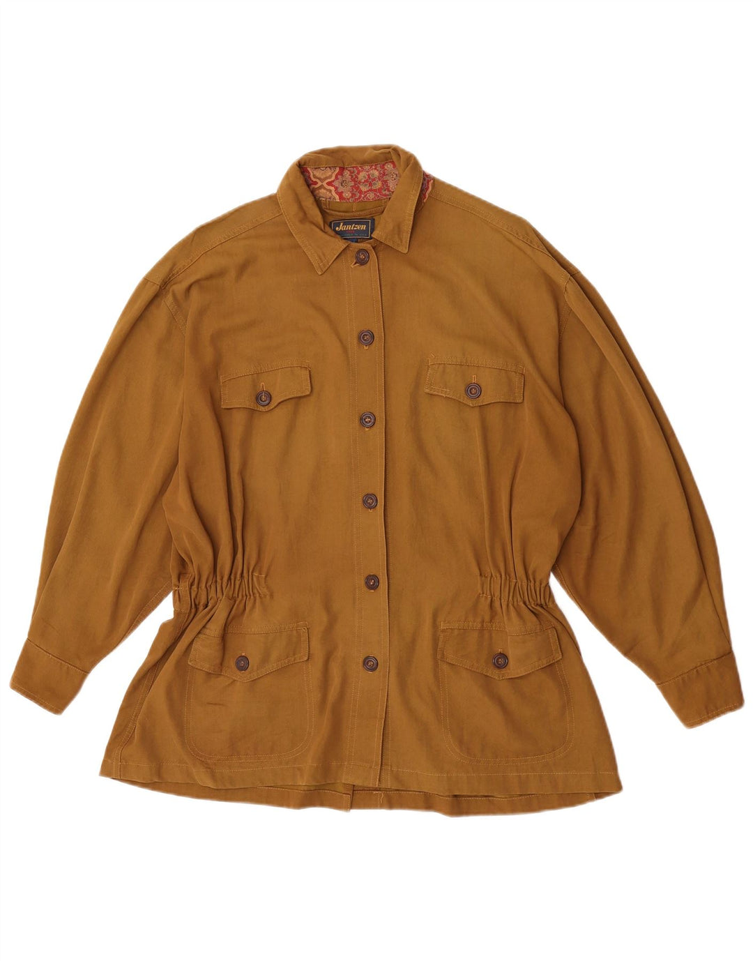 Jantzen Veste utilitaire surdimensionnée pour femme IT 44 Viscose kaki moyen