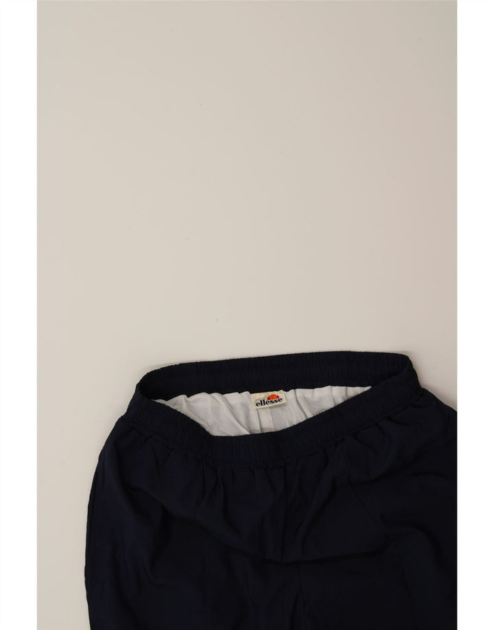 ELLESSE Womens Graphic Capri Tracksuit Trousers UK 12 Medium  Navy Blue Vintage Ellesse and Second-Hand Ellesse from Messina Hembry 