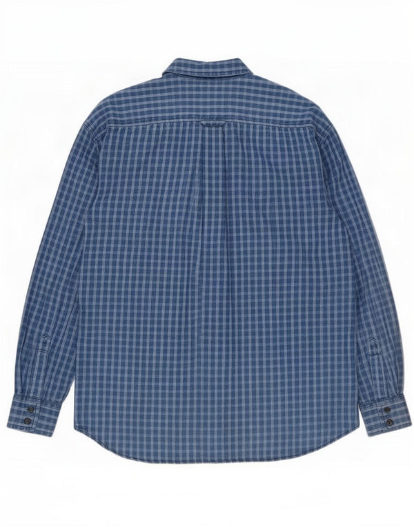 Lee Chemise Homme XL Bleu Carreaux Coton