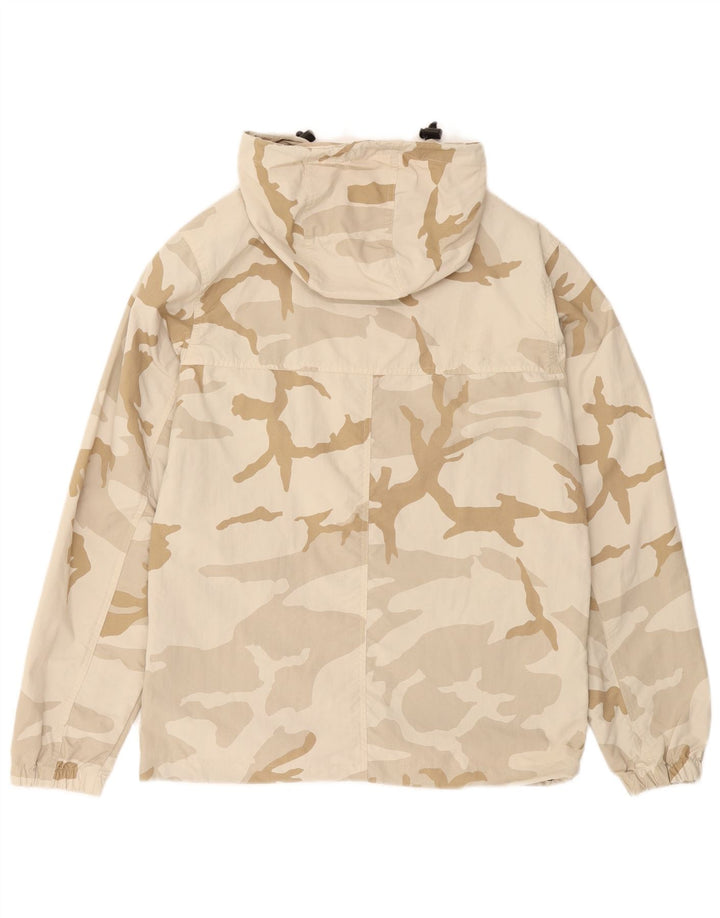 CARHARTT Veste Anorak à capuche pour homme UK 38 Medium Beige Camouflage Nylon